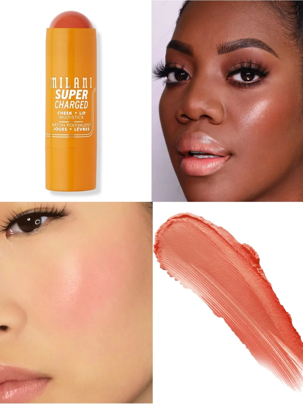 Milani Supercharged Cheek + Lip Multistick – Peach Thrill – NWT